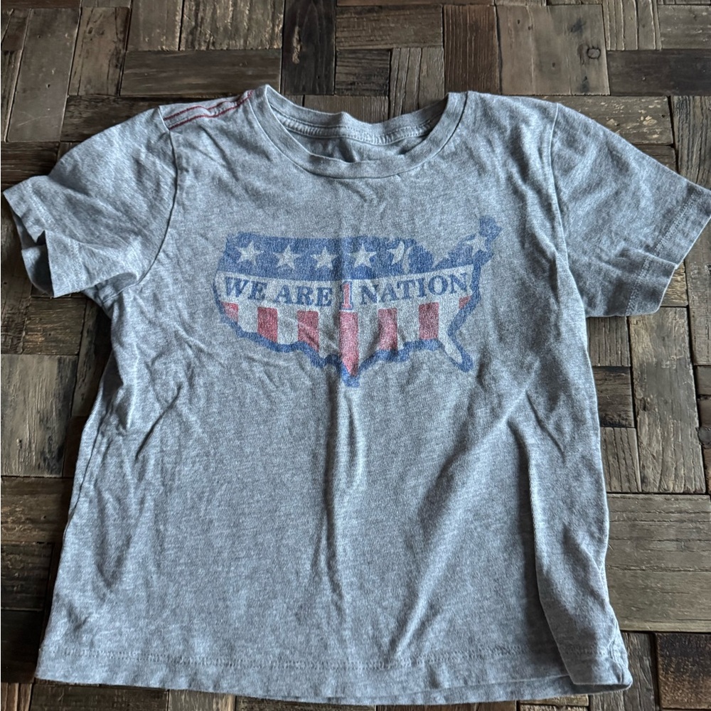 Peek Gray T-Shirt with USA Map Graphic